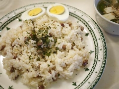 豆まきの豆で作る　炒り豆ピラフ