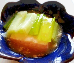 簡単5分で完成! 中華風塩あんかけ豆腐☆