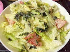 【コストコ】韓国海苔フレークを使った美味しいサラダ