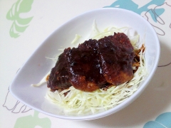 名古屋風♪味噌カツ丼++