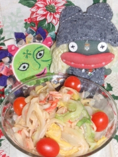 白菜とカニかまのコールスローサラダ