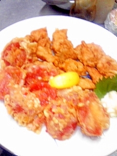 ★鳥トマトの天ぷら★