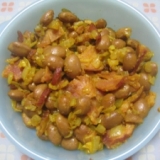 ひよこ豆のカレー炒め