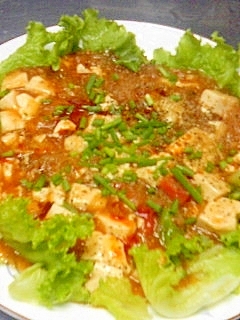 ☆失敗しない~レタスたっぷり麻婆春雨豆腐☆