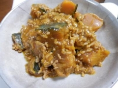 めんつゆで簡単おいし〜い♪かぼちゃのひき肉あんかけ