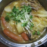 お手製マイルドカレー鍋