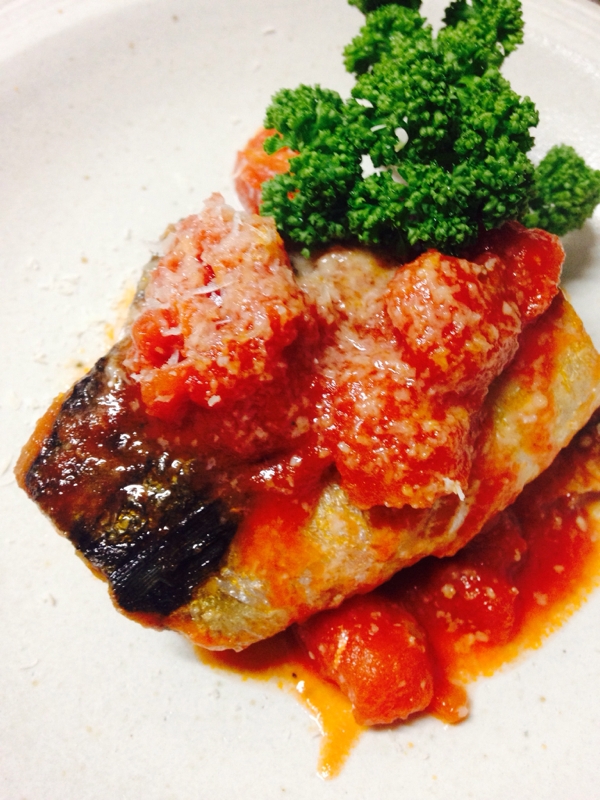 鯖のイタリア風煮込み
