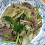 牛皿(牛肉と三つ葉煮)