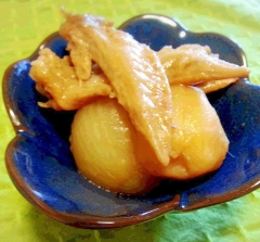 コラーゲン♪ 手羽先の先とじゃがいもの旨煮☆