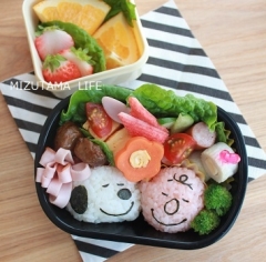 ● スヌーピ―とチャーリーの仲良し♪キャラ弁★