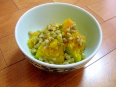 ゆるーく薬膳 かぼちゃと緑豆のいとこ煮