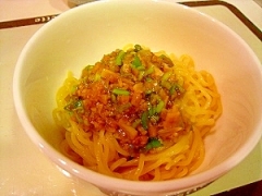ニンニク和え麺