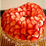 【Cuteな苺のハートシフォンケーキ☆】