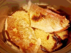 夕食 魚の切り身で炊き込みご飯 献立 レシピ 鯛めし こぶた食堂 00 節約彼ご飯日誌 時々日常