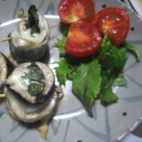 秋刀魚の紫蘇チーズ巻き
