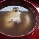小豆餡でお手軽ぜんざい