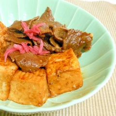 肉豆腐 豆腐の外側は味がしっかり中は豆腐の甘さ