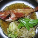 野菜たっぷりの金目の煮つけ