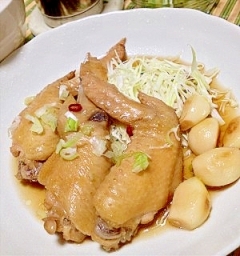 とろっとろでほろっほろ 手羽先とにんにくの極旨煮
