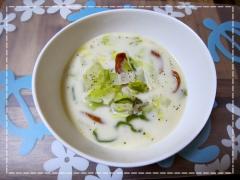 冬にぴったり!ほっこり豆乳白菜スープ