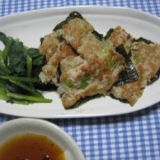 鶏ひきの磯辺焼き