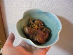 麺つゆで簡単♪ 鶏レバーの生姜煮