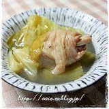 じんわりうまい、骨付き鶏とキャベツのポトフ
