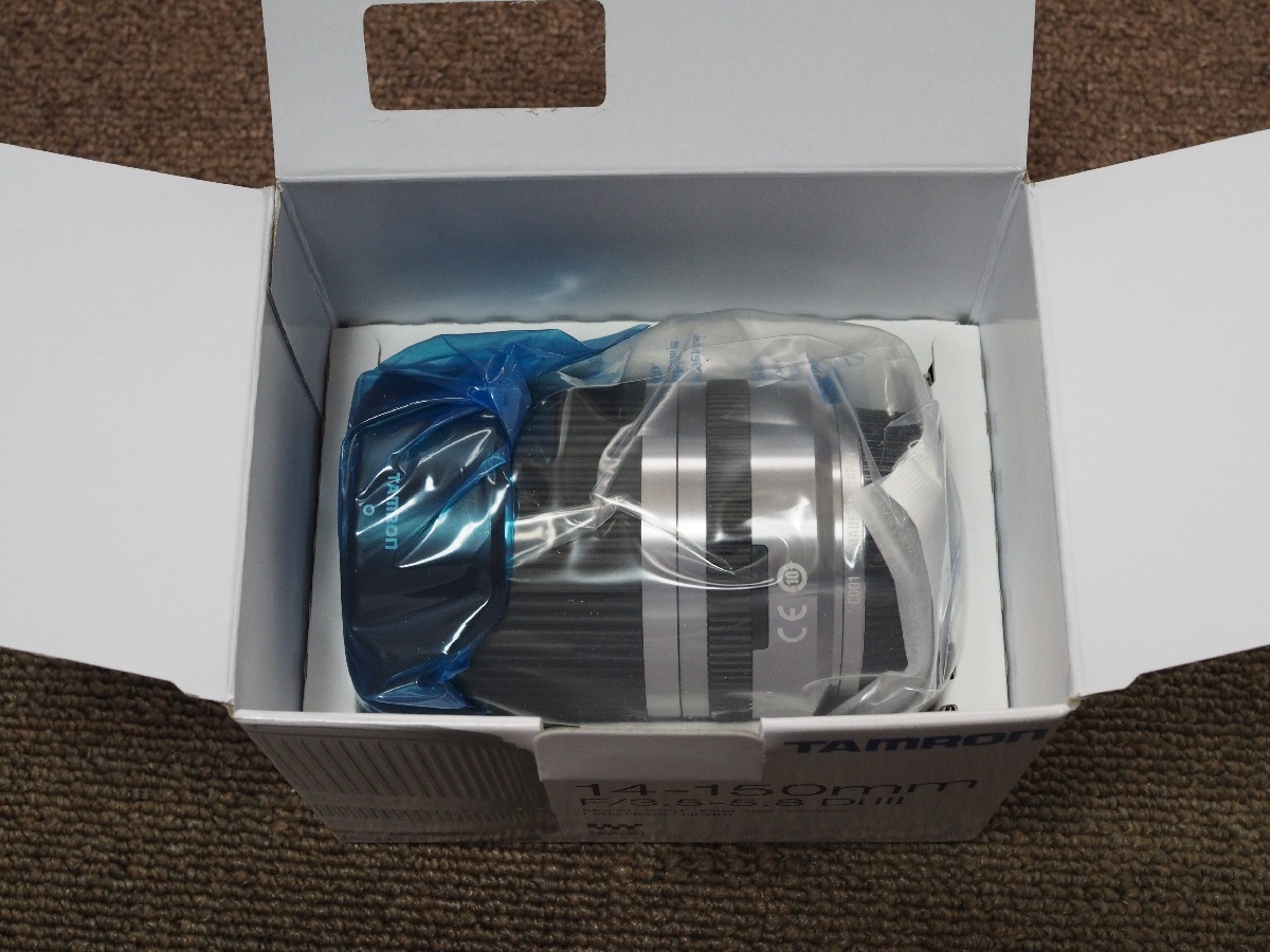 タムロン14‑150mm ズームレンズ箱付 マイクロフォーサーズの高倍率ズームレンズ TAMRON 14-150mm F