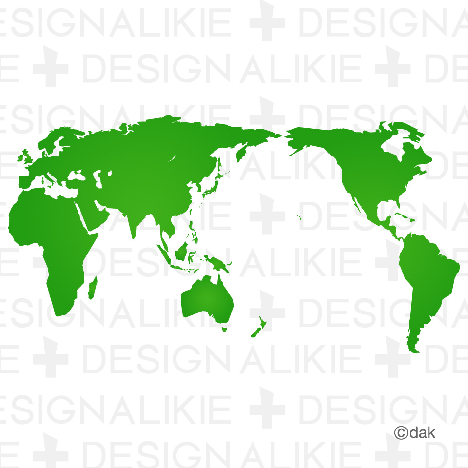 世界地図の無料イラスト素材 Dak デザイン アバター イラスト 楽天ブログ