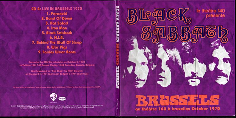 Black Sabbath『Paranoid Super Deluxe』/2016年11月発売 | おじなみの日記 - 楽天ブログ