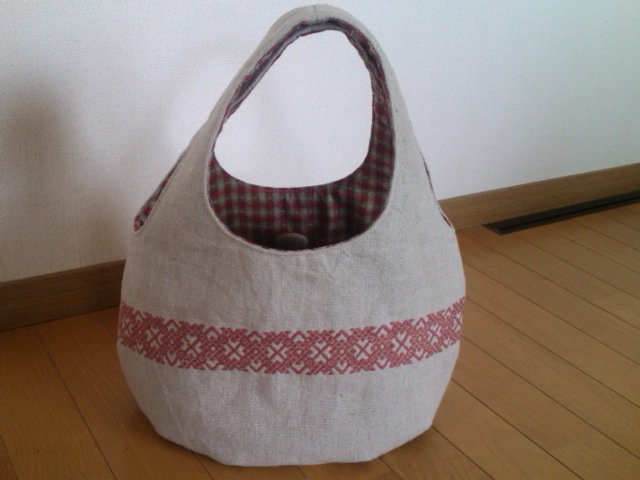 ころりんバッグ完成 Kaorunの庭 楽天ブログ