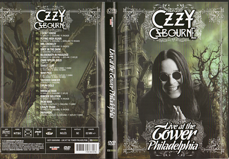 Ozzy Osbourne『Live At The Tower Philadelphia』/DVD 1989年