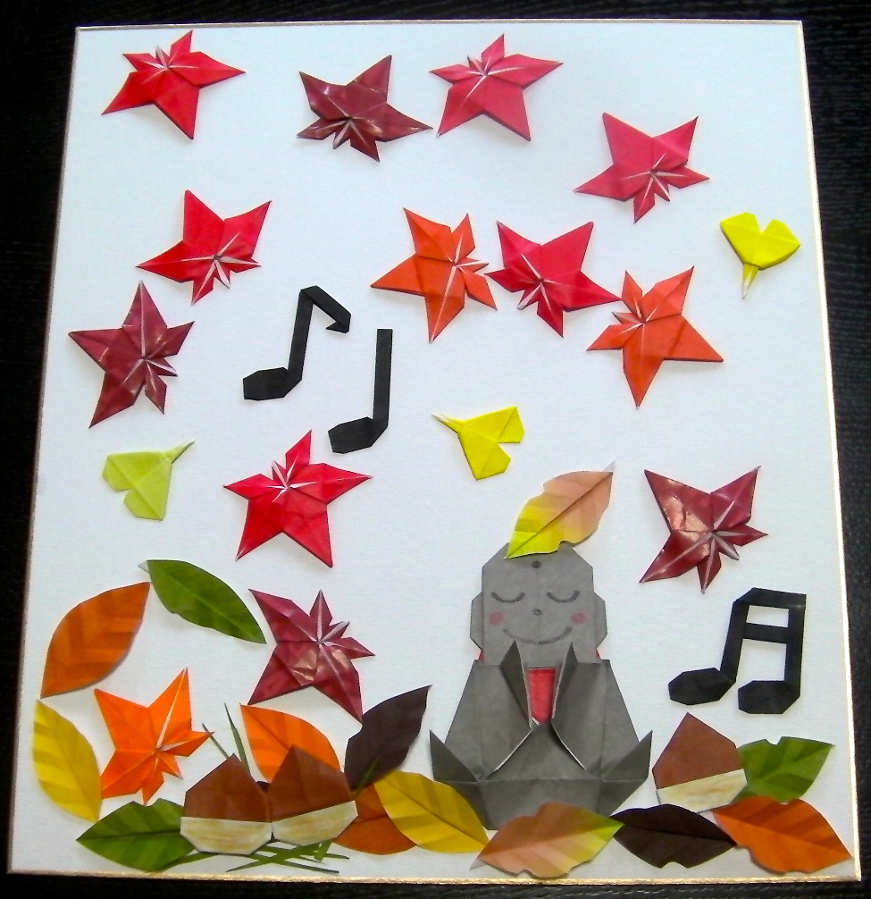 折り紙 秋の壁飾り まとめ Kawaiiiroiroのブログ 楽天ブログ