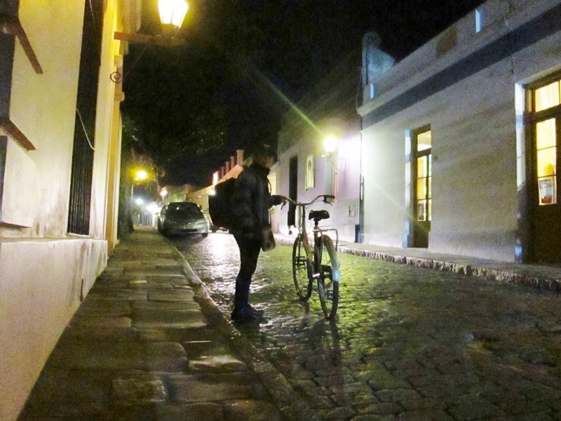 bici noche uruguay