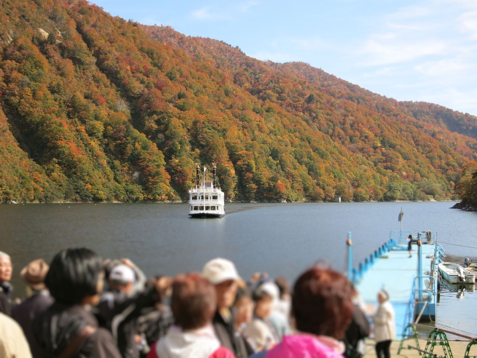 奥只見湖遊覧船からの紅葉 そら豆プリント倶楽部 楽天ブログ