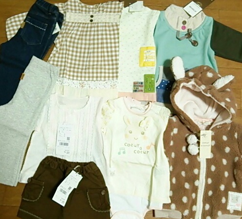 ネタバレ キムラタンｍｉｘ福袋の中身公開 女の子 80サイズ 福袋 かわいい子供服大好きママのブログ 楽天ブログ