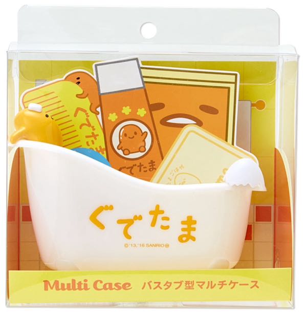 ぐでたま マスコット付き マルチトレイ バスタブ形