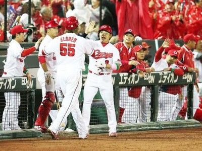 大谷翔平 2016 1番ピッチャー 先頭打者ホームラン写真 日本ハム