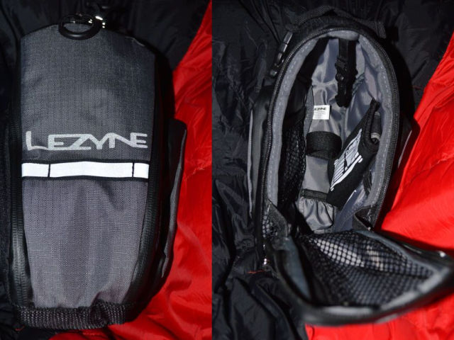 lezyne loaded caddy saddle bag with tools