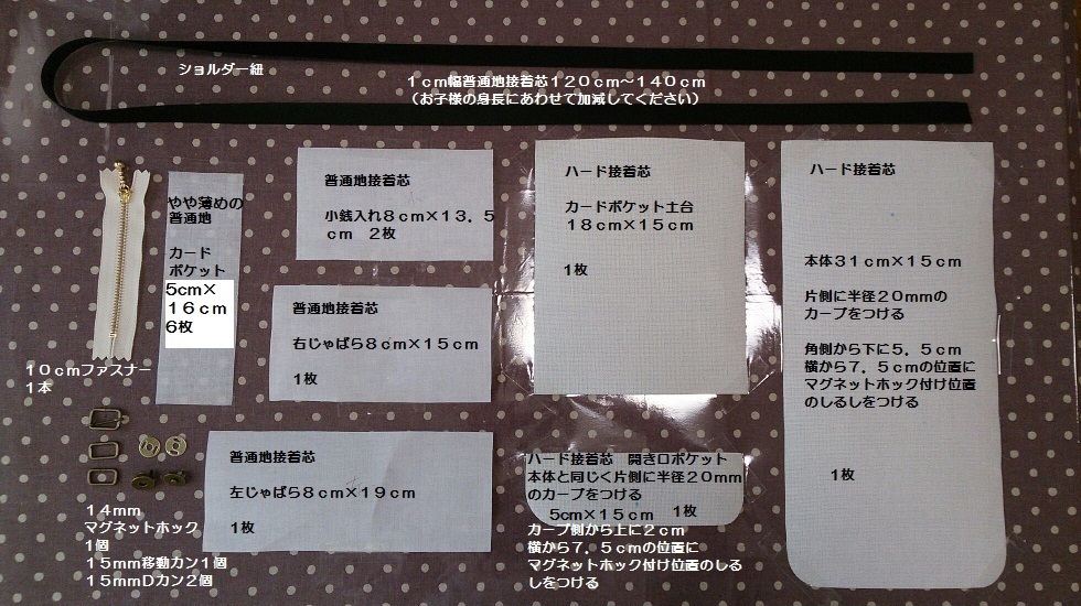 ﾊﾝﾄﾞﾒｲﾄﾞ 子供用ポシェット財布 オリジナルレシピその１ メグドットエム Megu M 楽天ブログ