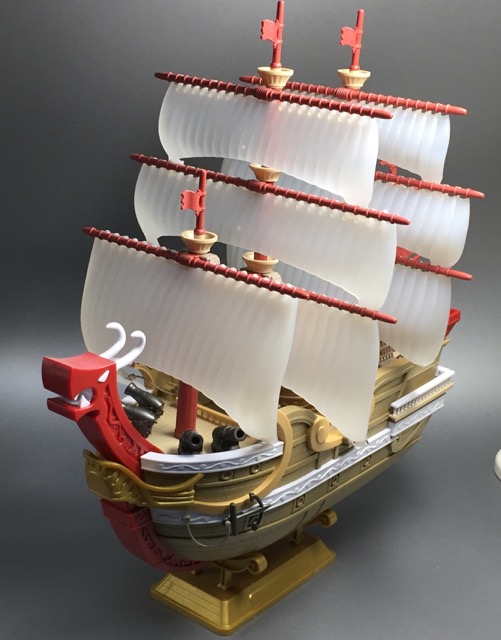 ワンピース本格帆船プラモデルシリーズ レッド・フォース号製作日記