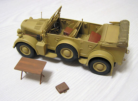 ドイツ中型軍用車 ホルヒ Kfz.15 北アフリカ戦線 組立作業2日目