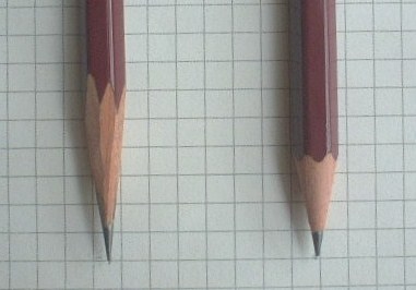 鉛筆の削り方