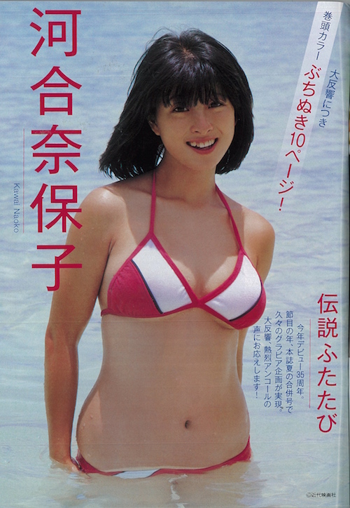 月刊平凡 GOLDEN BEST!! Vol.1 河合奈保子写真集 再会の夏 数量限定