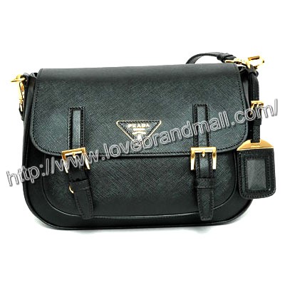 【極美品】PRADA SAFFIANO LUX ショルダーバッグ ブラック PRADA Saffiano Lux Mini Shoulder Bag Black 1436130