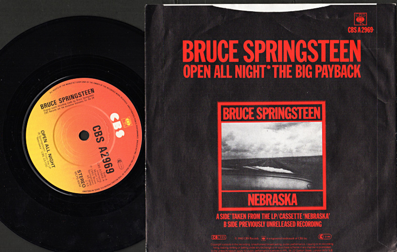 Bruce Springsteen『Open All Night 』/1982年 | おじなみの日記 - 楽天ブログ