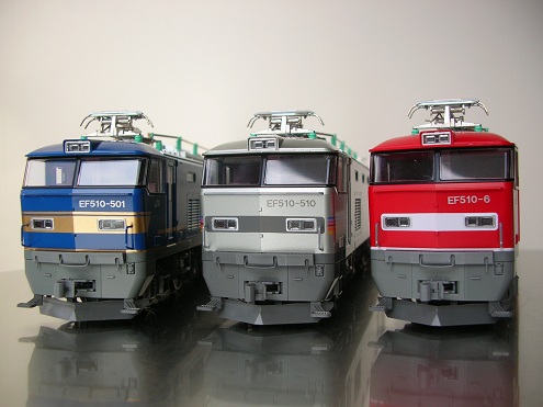 t*i様 KATO EF510 500 カシオペア色 HOゲージ HO) EF510-500 カシオペア色 (510号機) (鉄道模型) - ホビー