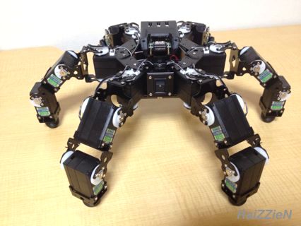 側転できる多脚ロボット 〜 exos multi-legged robot H25-63N