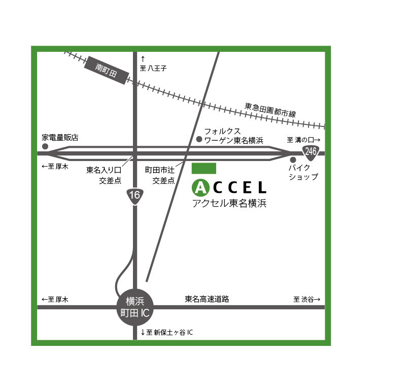 移転先地図(東名横浜)
