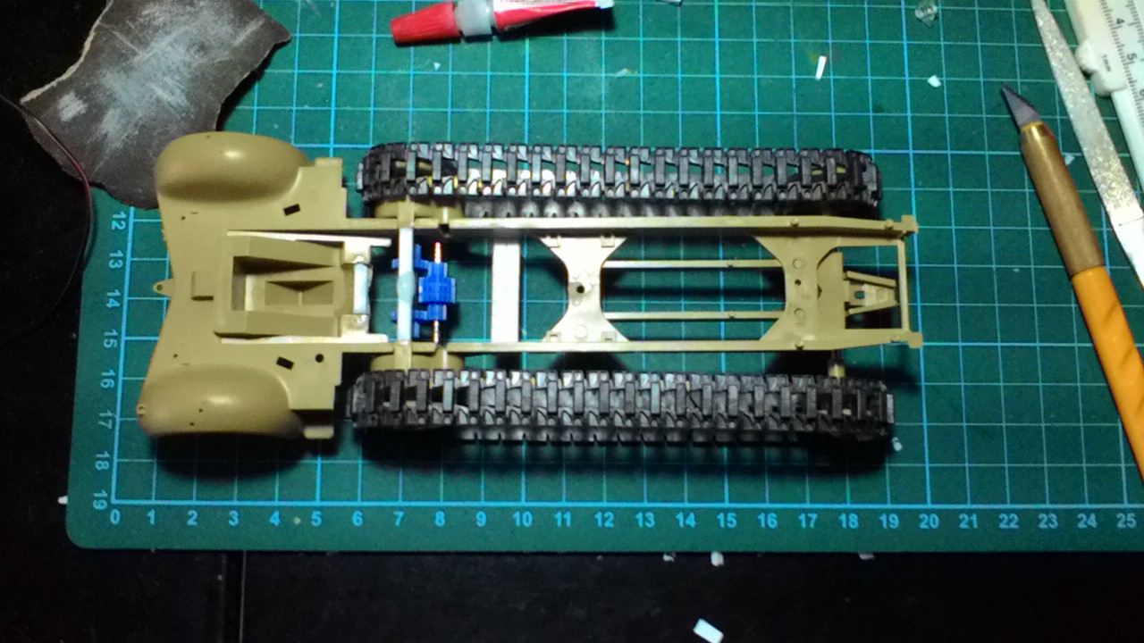 タミヤ1/35 8tハーフトラックラジコン化 その1 | ただべぇの趣味